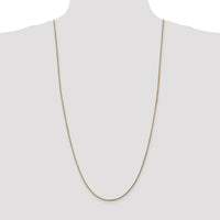 14K Yellow Gold 30" 1.6mm Solid Round Snake Chain Necklace with Lobster Clasp by 0