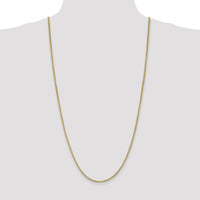 14K Yellow Gold 30" 2mm Franco Chain Necklace with Lobster Clasp by Oro Pregiato