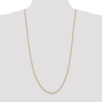 14K Yellow Gold 30" 2mm Singapore Chain Necklace with Lobster Clasp by Oro Pregiato