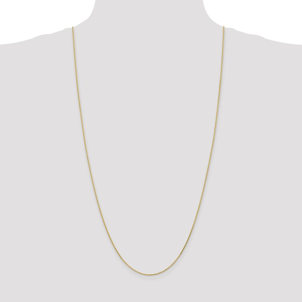 14K Yellow Gold 30" Diamond-Cut Parisian Wheat Chain Necklace by Oro Pregiato