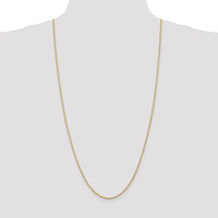 14K Yellow Gold 30" Diamond-Cut Rope Chain with Lobster Clasp by Oro Pregiato
