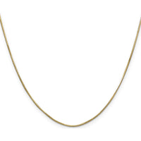 14K Yellow Gold 30" Diamond-Cut Snake Chain with Lobster Clasp by Oro Pregiato