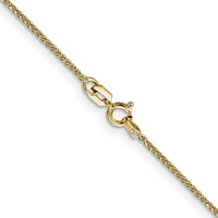 14K Yellow Gold 30" Diamond-Cut Spiga Chain with Spring Ring Clasp by Oro Pregiato