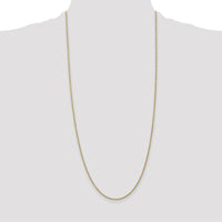 14K Yellow Gold 30" Forzantine Cable Chain with Lobster Clasp by Oro Pregiato