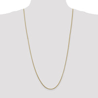 14K Yellow Gold 30" Franco Chain - 1.3mm Width with Lobster Clasp by Oro Pregiato