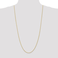14K Yellow Gold 30" Parisian Wheat Chain with Lobster Clasp - 1.5mm Width by Oro Pregiato