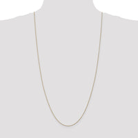 14K Yellow Gold 30" Rope Chain Necklace with Spring Ring Clasp by Oro Pregiato