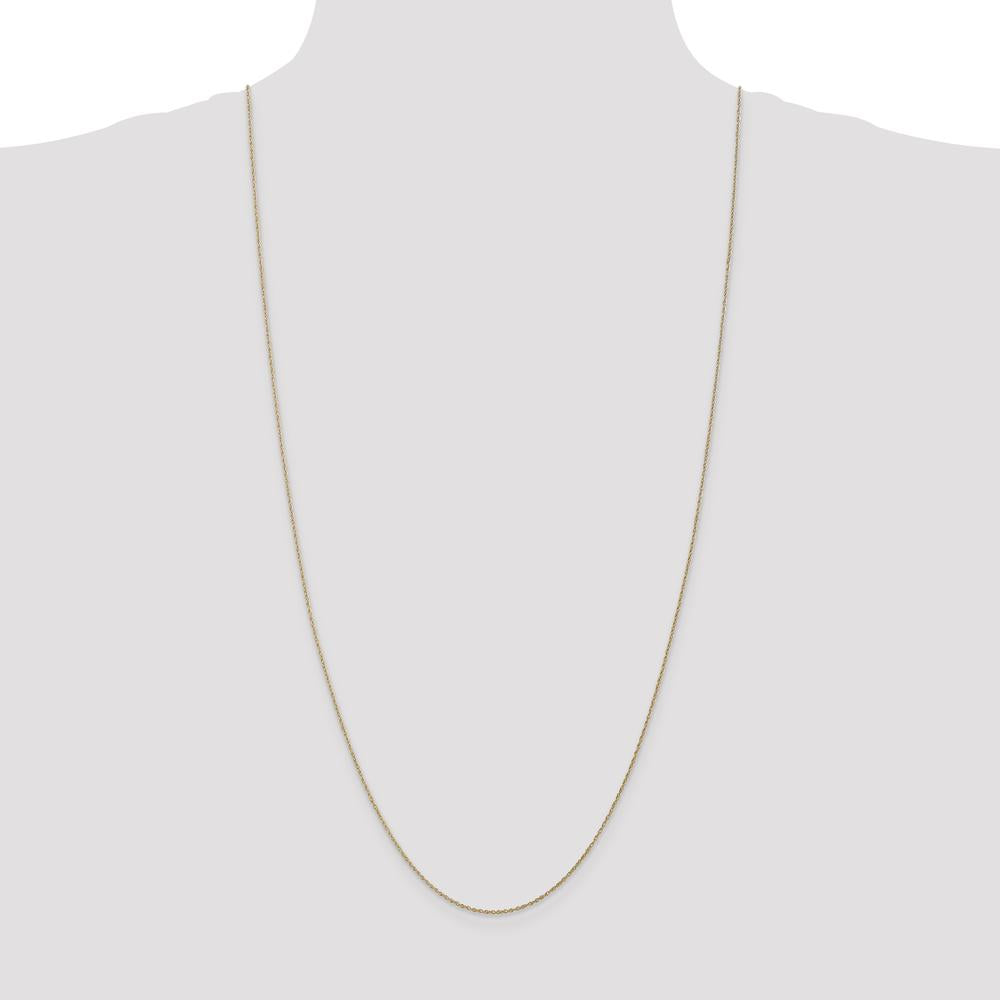 14K Yellow Gold 30" Rope Chain Necklace with Spring Ring Clasp by Oro Pregiato