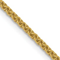 14K Yellow Gold 30" Spiga Chain Necklace - 1.7mm Width by Oro Pregiato