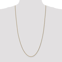 14K Yellow Gold 30" Spiga Chain Necklace - 1.7mm Width by Oro Pregiato