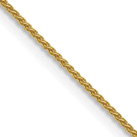 14K Yellow Gold 30" Spiga Chain Necklace with Spring Ring Clasp by Oro Pregiato