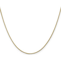14K Yellow Gold 30" Spiga Chain Necklace with Spring Ring Clasp by Oro Pregiato