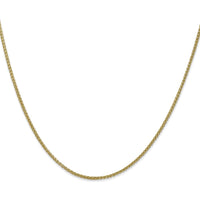 14K Yellow Gold 30" Spiga Wheat Chain Necklace - Polished Finish by Oro Pregiato