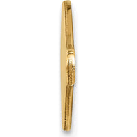 14K Yellow Gold 34mm Red Enameled Medical ID Plate - Engravable by Oro Pregiato