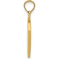 14K Yellow Gold 3D Enameled Cook Book Charm with Red and White Accents by Oro Pregiato