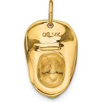 14K Yellow Gold 3D Fireman's Helmet Pendant - Heroic Charm in Yellow Gold