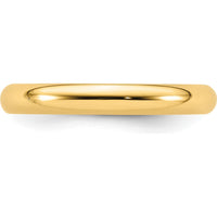 14K Yellow Gold 3mm Comfort Fit Wedding Band - Size 10.5 by Luciano & Cie