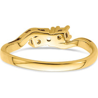 14K Yellow Gold 3mm Family & Mother's Ring Mounting - Customizable for Personal Stones by Monteluci Fine Jewelry