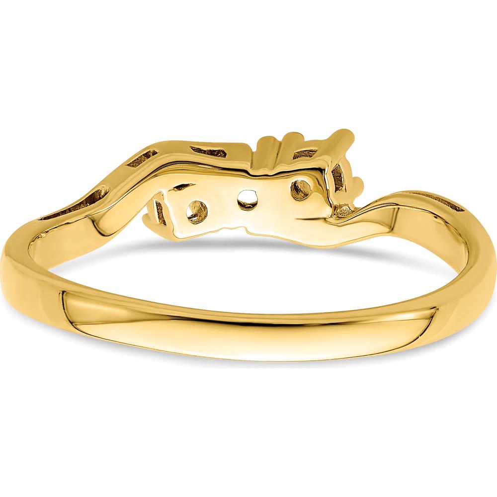 14K Yellow Gold 3mm Family & Mother's Ring Mounting - Customizable for Personal Stones by Monteluci Fine Jewelry