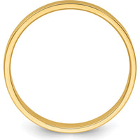 14K Yellow Gold 3mm Flat Wedding Band - Adjustable and Engravable, Lightweight Design by Luciano & Cie