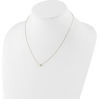 14K Yellow Gold 4-5mm Freshwater Cultured Pearl Necklace - 18" by Monteluci Fine Jewelry