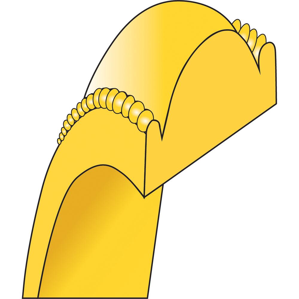 14K Yellow Gold 4.5mm Milgrain Half Round Wedding Band by Luciano & Cie