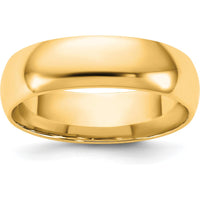 14K Yellow Gold 5.5mm Comfort Fit Band - Unisex Wedding Ring by Luciano & Cie