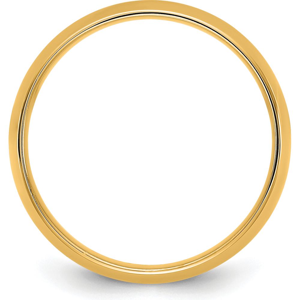 14K Yellow Gold 5.5mm Comfort Fit Band - Unisex Wedding Ring by Luciano & Cie