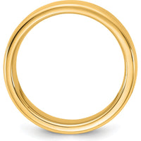 14K Yellow Gold 5.5mm European Comfort Fit Band - Unisex Wedding Ring Size 6 by Luciano & Cie