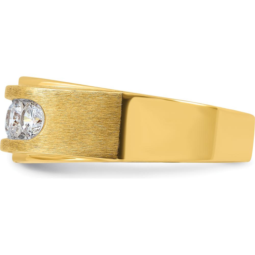 14K Yellow Gold 5-Stone Diamond Ring with Round Diamonds - 1 Carat Total Diamond Weight by IBGoodman