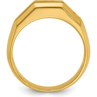 14K Yellow Gold 5-Stone Diamond Ring with Round Faceted Diamonds - 3/4 Carats Total Diamond Weight by IBGoodman
