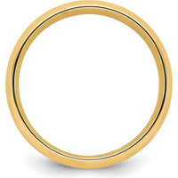 14K Yellow Gold 5mm Comfort Fit Wedding Band - Size 5 by Luciano & Cie