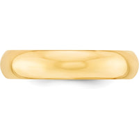 14K Yellow Gold 5mm Comfort Fit Wedding Band - Size 5 by Luciano & Cie