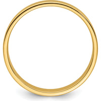 14K Yellow Gold 5mm Lightweight Flat Wedding Band - Unisex Size 12.5-12.75 by Luciano & Cie