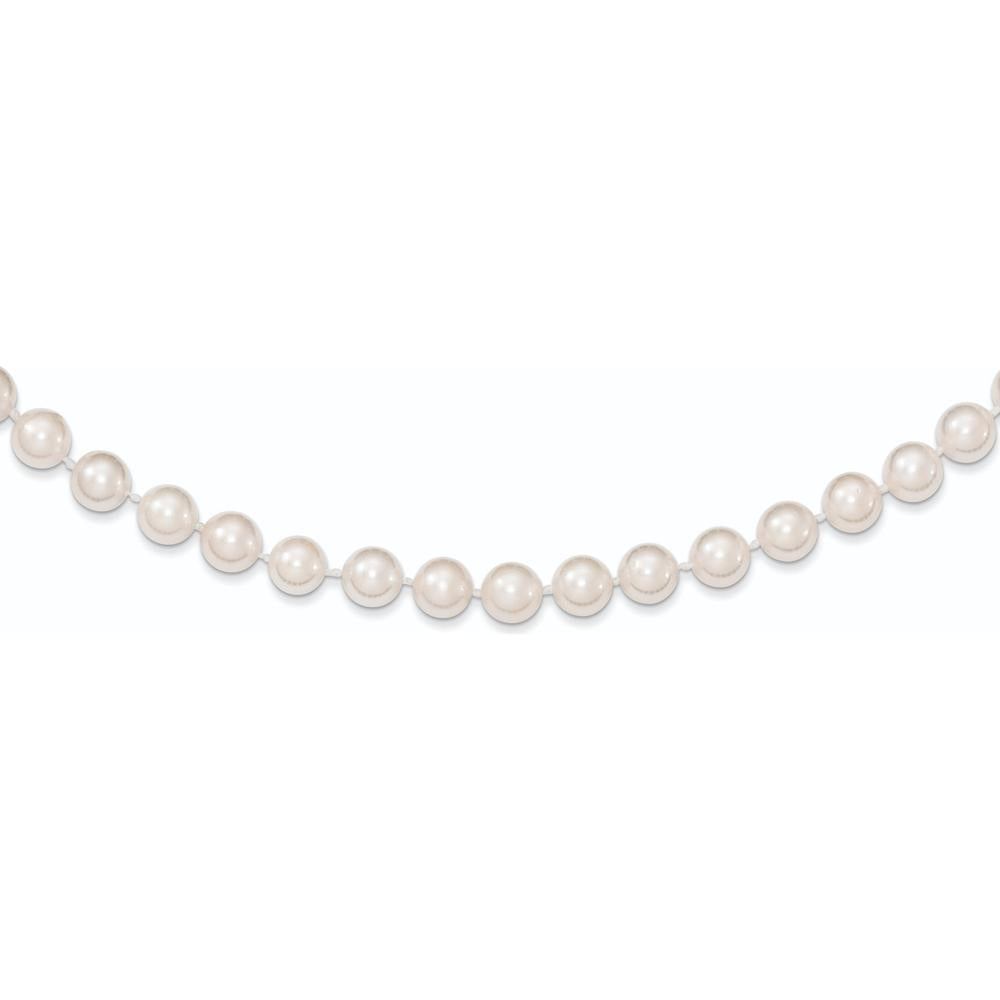 14K Yellow Gold 6-7mm Round Akoya Pearl Bracelet with Pearl Clasp - 7" by Monteluci Fine Jewelry