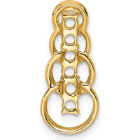 14K Yellow Gold 6-Stone Family Pendant Mounting for Round Stones - 2.5mm Each by Oro Pregiato