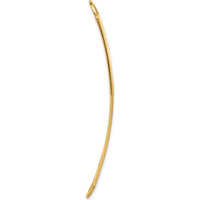 14K Yellow Gold 60.5mm Red Enameled Medical ID Plate Charm by Oro Pregiato