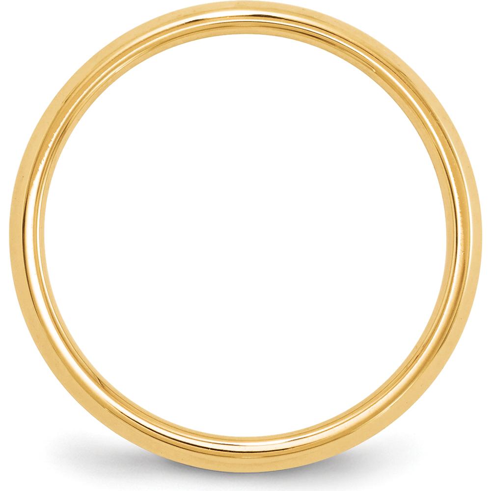 14K Yellow Gold 6mm Knife Edge Comfort Fit Wedding Band - Size 12 by Luciano & Cie