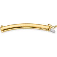 14K Yellow Gold 6mm Lightweight Domed Omega Necklace Extender - 2 Inches in Length by Oro Pregiato