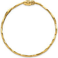 14K Yellow Gold 7.5" Fancy Link Bracelet with High Polish Finish - 10.8mm Wide by 0