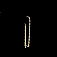 14K Yellow Gold 7.5-Inch Tennis Bracelet with 43 Prong-Set Round Lab Diamonds - E-F Color, VS Clarity, 10.53 Carats Total Diamond Weight - Covaloro Fine Jewelry