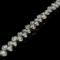 14K Yellow Gold 7.5" Station Bracelet with Prong and Bezel Set Round Lab-Grown Diamonds - 4.19 Carats Total Diamond Weight - Covaloro Fine Jewelry