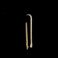 14K Yellow Gold 7.5" Tennis Bracelet with 50 Prong-Set Emerald Cut Lab Diamonds - 14.85 Total Carat Weight, E-F Color, VS1 Clarity - Covaloro Fine Jewelry