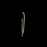 14K Yellow Gold 7.5" Tennis Bracelet with East-West Set Radiant Cut Lab Diamonds - 5.28 Carat Total Diamond Weight - Covaloro Fine Jewelry