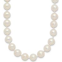 14K Yellow Gold 7-8mm White Round Akoya Saltwater Cultured Pearl 16" Necklace by Monteluci Fine Jewelry