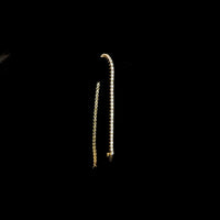 14K Yellow Gold 7-Inch Tennis Bracelet with 65 Round Brilliant Cut Lab Diamonds - 4.00 Carats Total Diamond Weight - Covaloro Fine Jewelry
