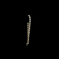 14K Yellow Gold 7-Inch Tennis Bracelet with Alternating Round and East-West Marquise Bezel Set Lab Diamonds - 4.02 Carat Total Weight - Covaloro Fine Jewelry