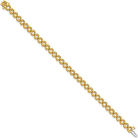 14K Yellow Gold 7" Tennis Bracelet with 36 Round Diamonds - 5.94 Carat Total Diamond Weight by Monteluci Fine Jewelry