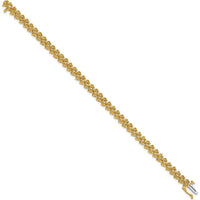 14K Yellow Gold 7" Tennis Bracelet with 43 Round Diamonds - 2.25 Carat Total Diamond Weight by Monteluci Fine Jewelry