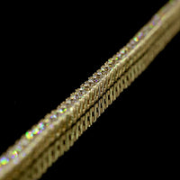 14K Yellow Gold 7" Tennis Bracelet with 76 Prong Set Round Lab Diamonds - 2.75 Carat Total Weight - Covaloro Fine Jewelry